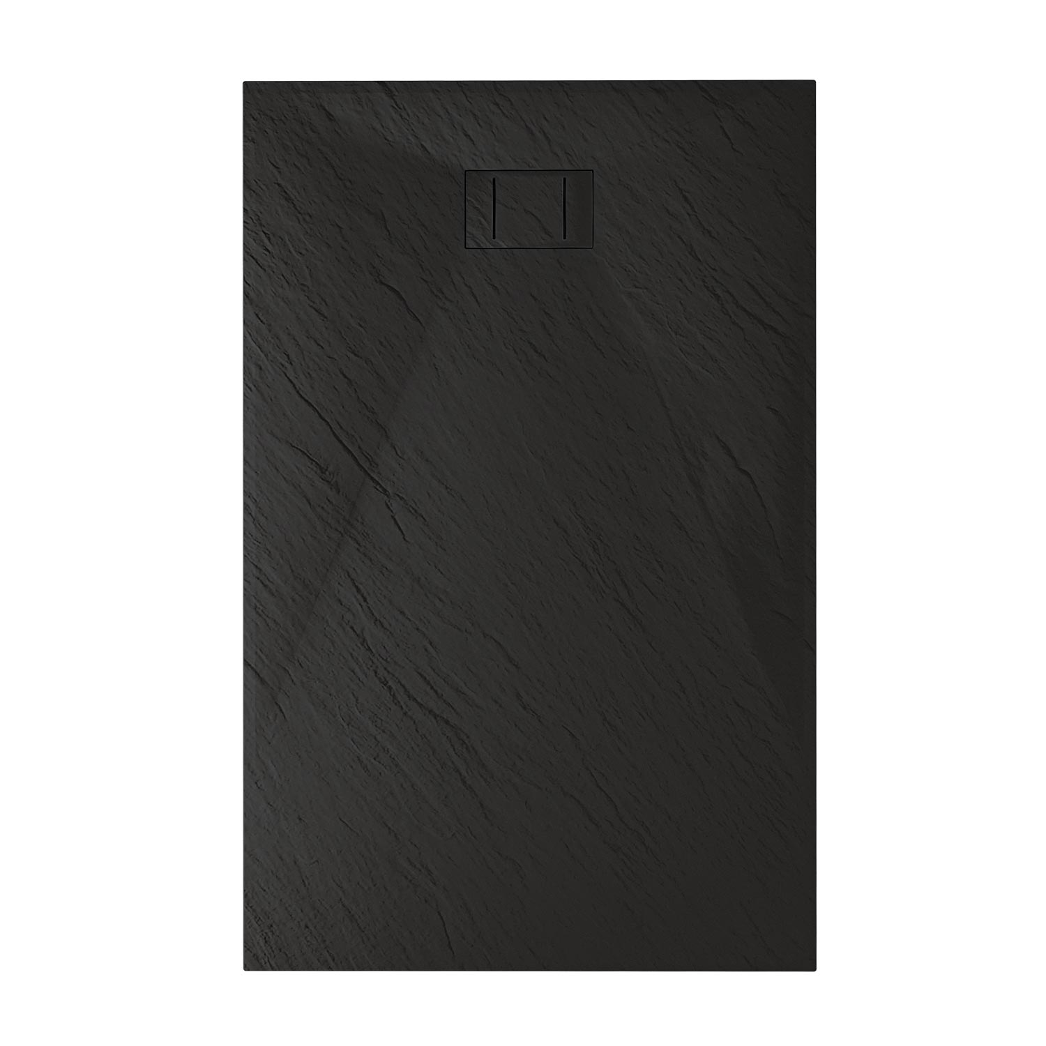 Piatto Doccia 80x130x2 6 CM Rettangolare Antracite Effetto Pietra mod. Blend