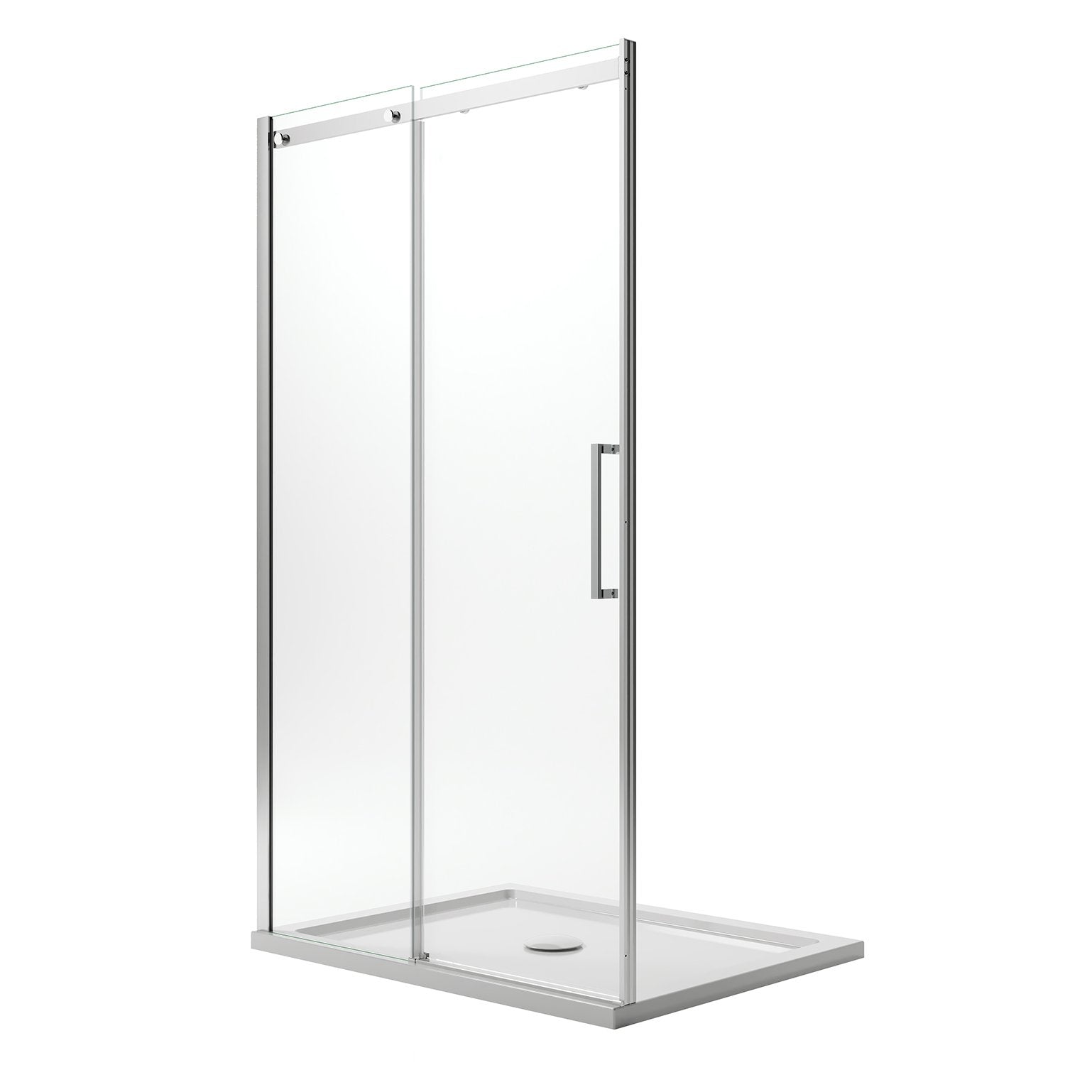 Porta Doccia 110CM H200 Vetro Trasparente 8mm Versione Sinistra con Easy-Clean mod. Prime
