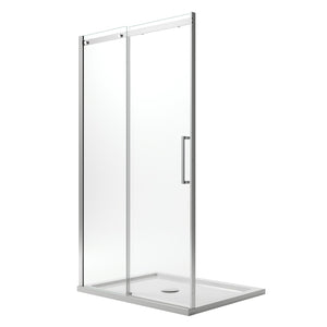 Porta Doccia 140CM H200 Vetro Trasparente 8mm Versione Sinistra con Easy-Clean mod. Prime