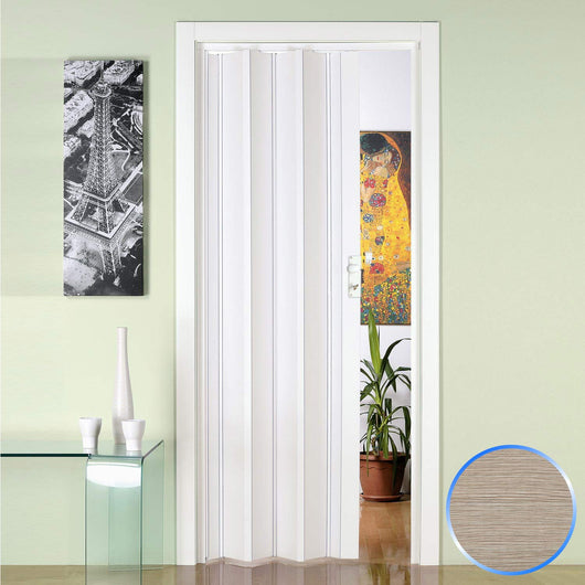 Porta a Soffietto da Interno in PVC Cedro 88 5x214 cm mod. Luciana