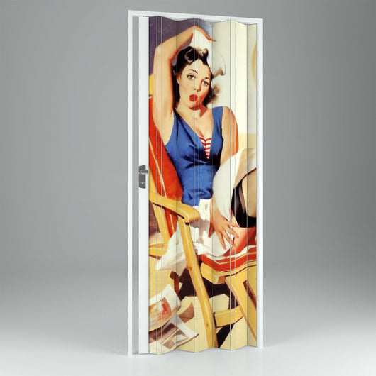 Porta a Soffietto da Interno in PVC Lady 102x214 cm mod. Vera