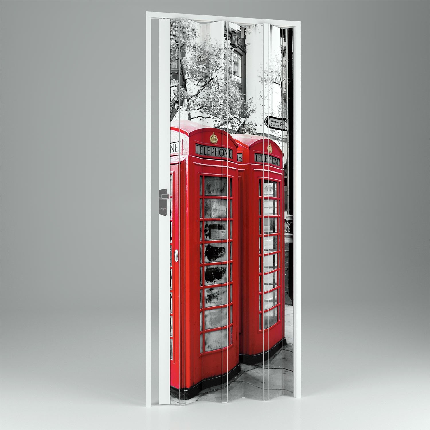 Porta a Soffietto da Interno in PVC London 102x214 cm mod. Vera