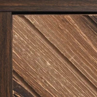 Credenza a 3 Ante con Spazio portaoggetti, color Legno Naturale