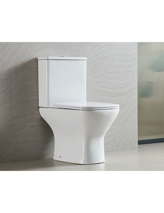 AMPIFOLIS pacchetto WC autoportante 60x36,5x79 cm con sedile freno a caduta