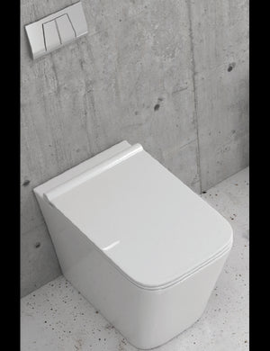 Confezione WC da banco senza brida NENY senza brida 58x41,5x35 cm