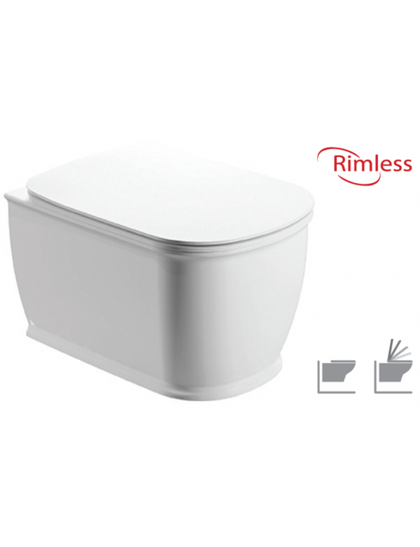 Pacchetto WC sospeso GENESIS senza brida 35x52x36 cm