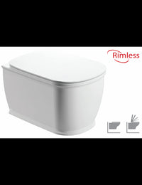 Pacchetto WC sospeso GENESIS senza brida 35x52x36 cm