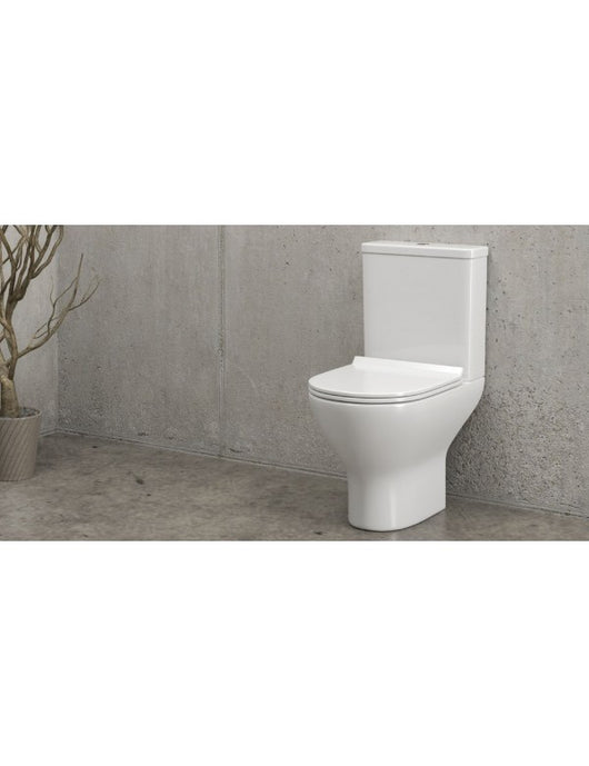 AMPIFOLIS ROUND WC da appoggio senza brida 65x36x83 cm con sedile freno a caduta