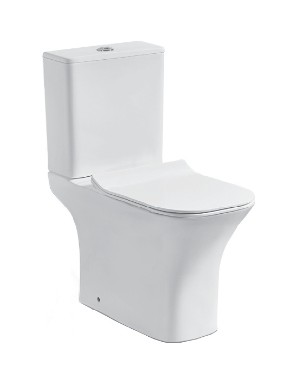 NATALIA Confezione WC orizzontale da banco senza brida 66,5x35,5x77 cm con sedile WC