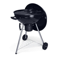 Barbecue a sfera a carbone, griglia e affumicatore 57cm con ruote e