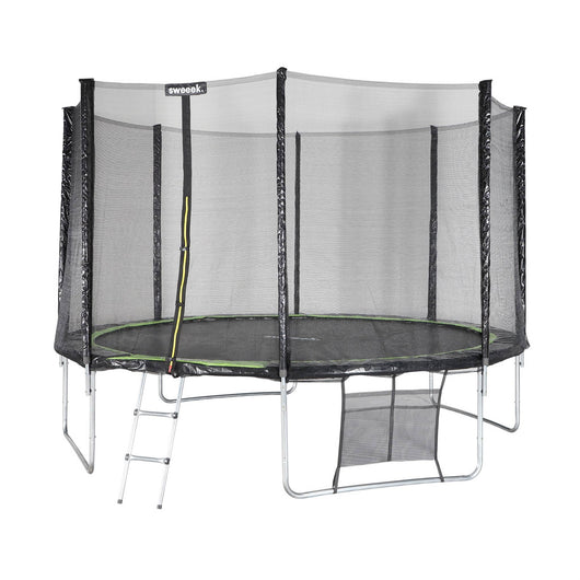 Trampolino 370cm con pacchetto di accessori, verde
