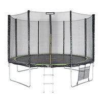 Trampolino 370cm con pacchetto di accessori, verde