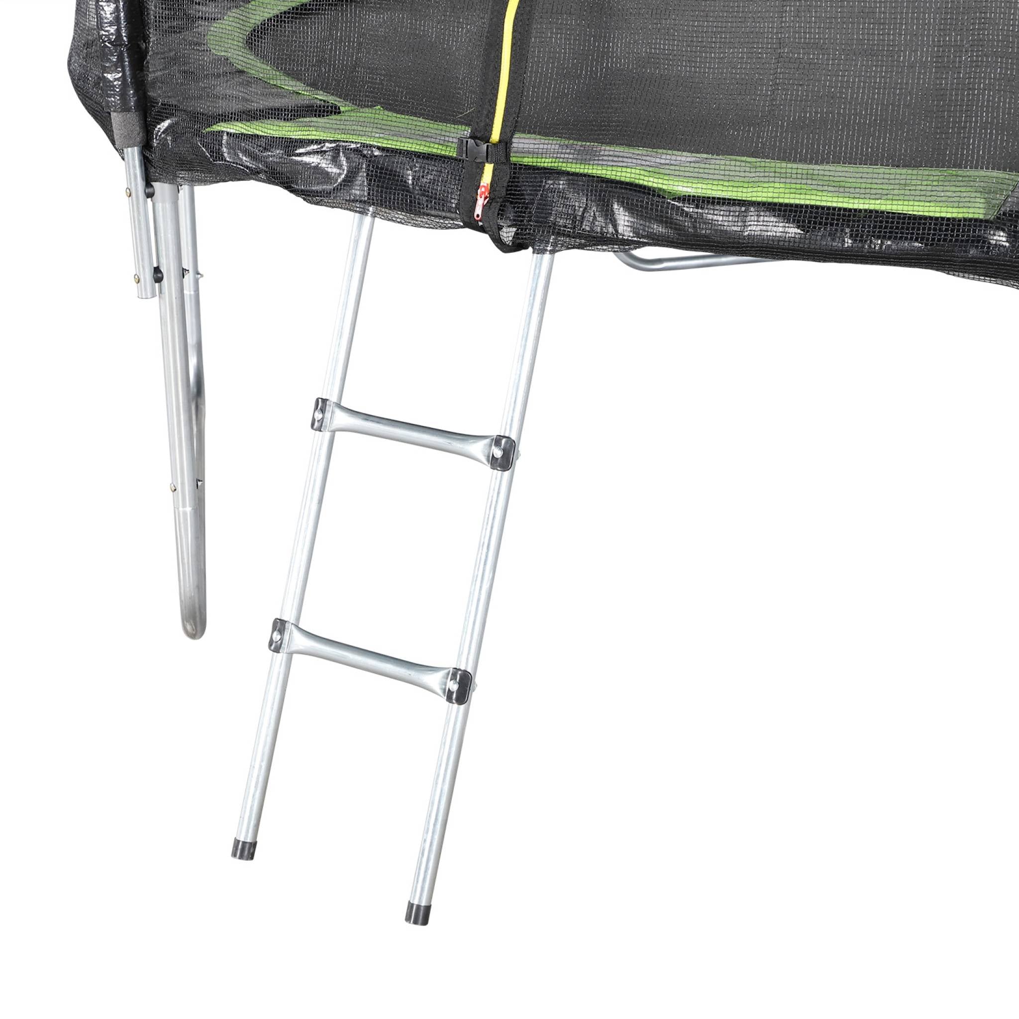 Trampolino 370cm con pacchetto di accessori, verde