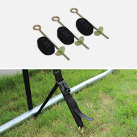 Trampolino 370cm con pacchetto di accessori, grigio