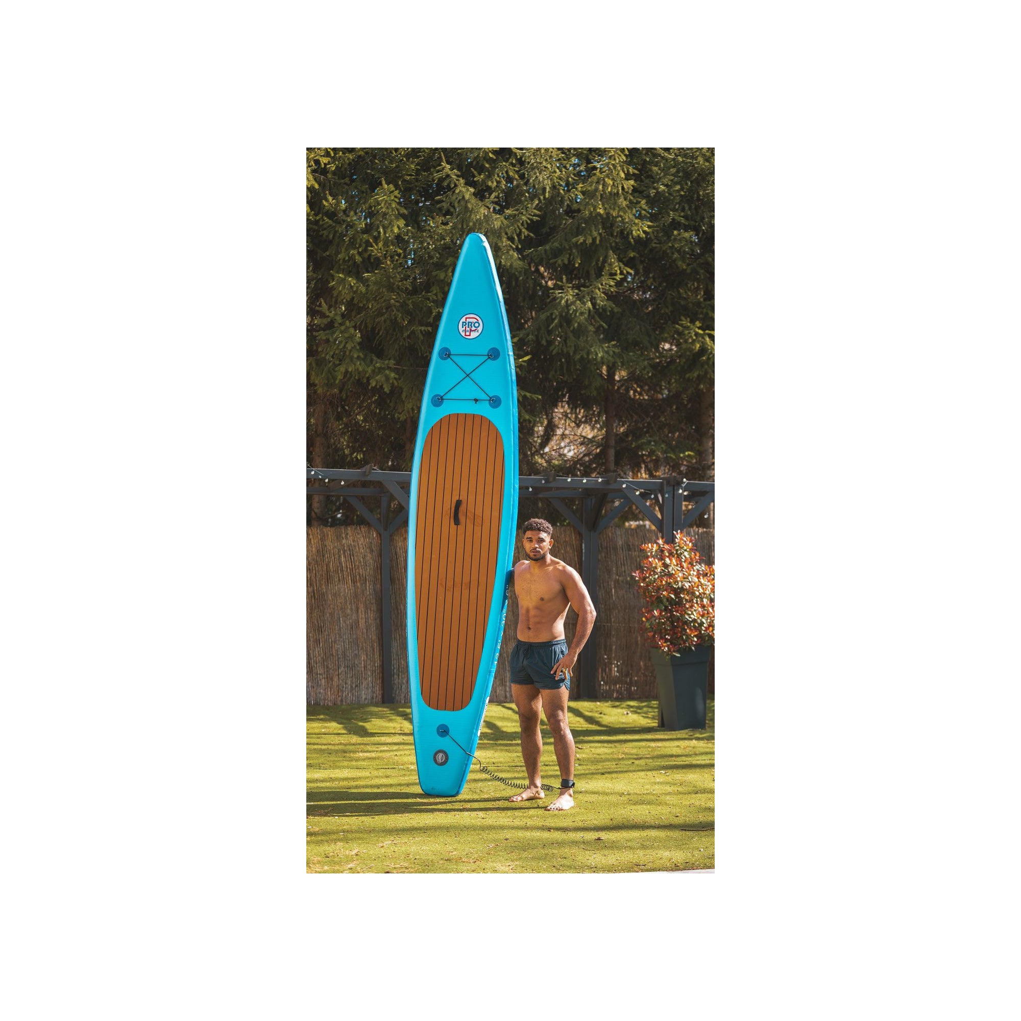 Pagaia gonfiabile - Surftrip - In cucitura a goccia - Con borsa per il trasporto - Dimensioni: 275 x 76 x 15 cm