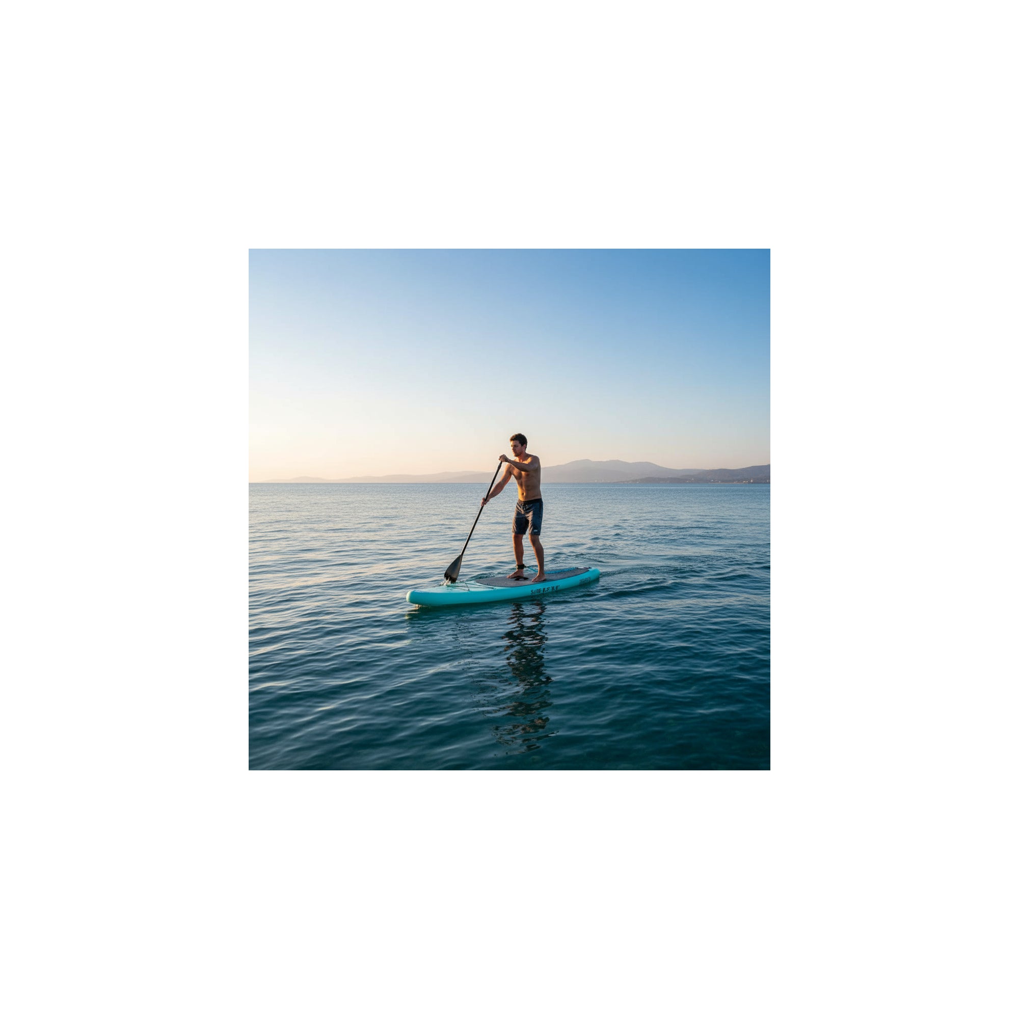 Pagaia gonfiabile - Surftrip - In punto goccia - Con borsa per il trasporto - Dimensioni: 305 x 76 x 15 cm