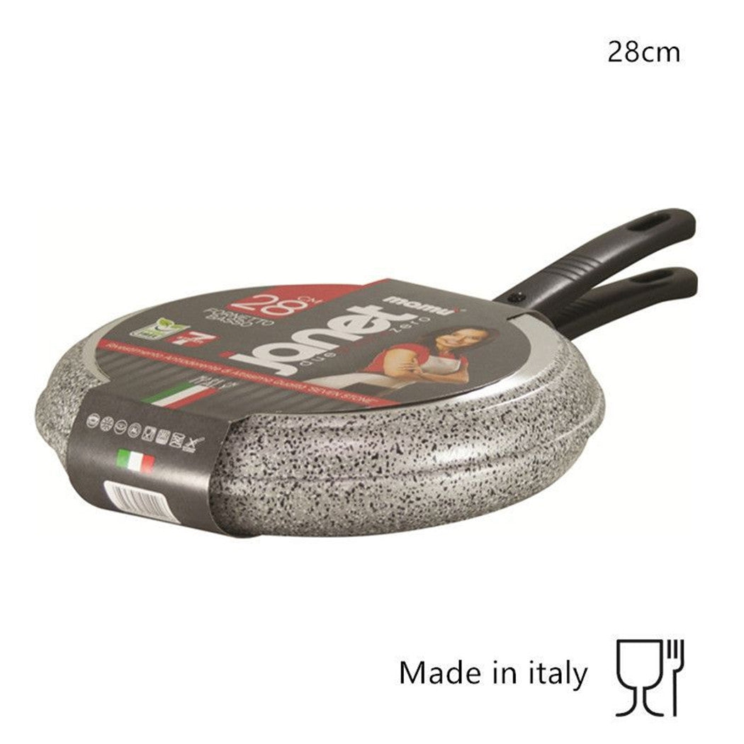 Trade Shop - Padella Fornetto Basso Antiaderente ø28cm 7 Strati Pfoa Free Con Manici Estraibili 037852m -