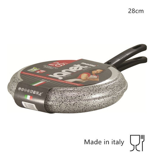 Trade Shop - Padella Fornetto Basso Antiaderente ø28cm 7 Strati Pfoa Free Con Manici Estraibili 037852m -