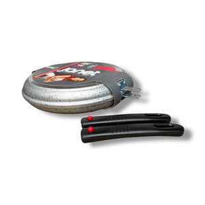 Trade Shop - Padella Fornetto Basso Antiaderente ø28cm 7 Strati Pfoa Free Con Manici Estraibili 037852m -