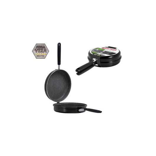 Padella girafrittata Black Pearl 24 cm doppia superficie – Aeternum