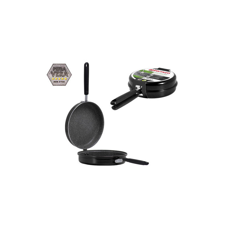Padella girafrittata Black Pearl 24 cm doppia superficie – Aeternum