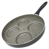 Trade Shop - Padella Per Pancake Con  4 Scomparti Tondi Antiaderente Antigraffio Da 28 Cm 037135m -