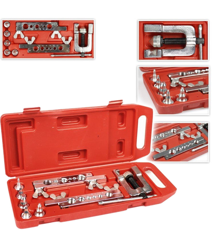 Pagliettatrice Svasatubi Svasatrice Svasa Tubi Con 10 Accessori In Valigetta         