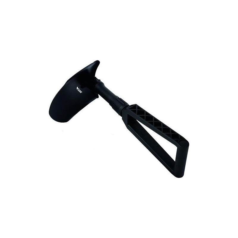 Pala pieghevole Vigor, acciaio al carbonio, maniglia D