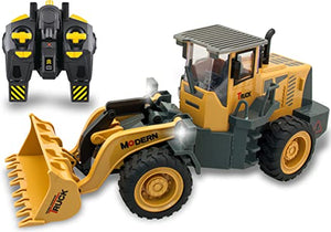 Teorema Giocattoli- Ruspa Multifunzione RC da 2.4Ghz con Pacco Batterie Ricaricabili Incluso, Multicolore, 65265