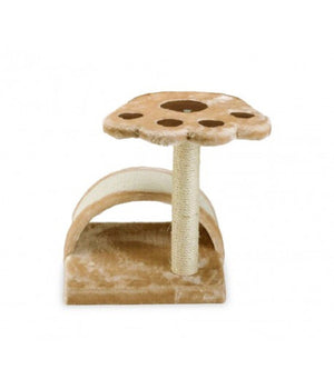 Palestra Con Tiragraffi Per Gatti Gatto Con Colonna In Sisal E Ripiano         