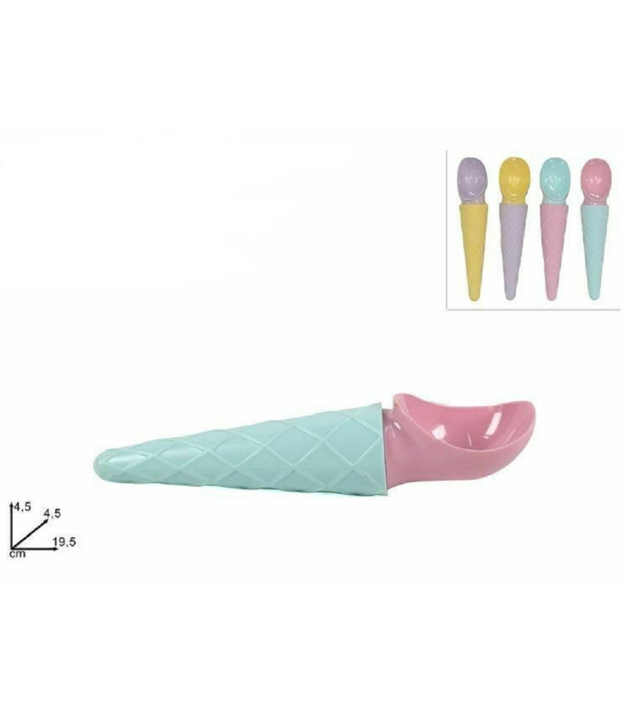 Paletta Palette Porzionatore Per Gelato Colorate A Forma Di Cono 19,5x4,5x4,5cm         