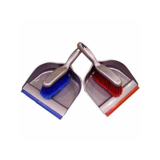 Paletta Polvere con Gomma+Spazzola Mopperia