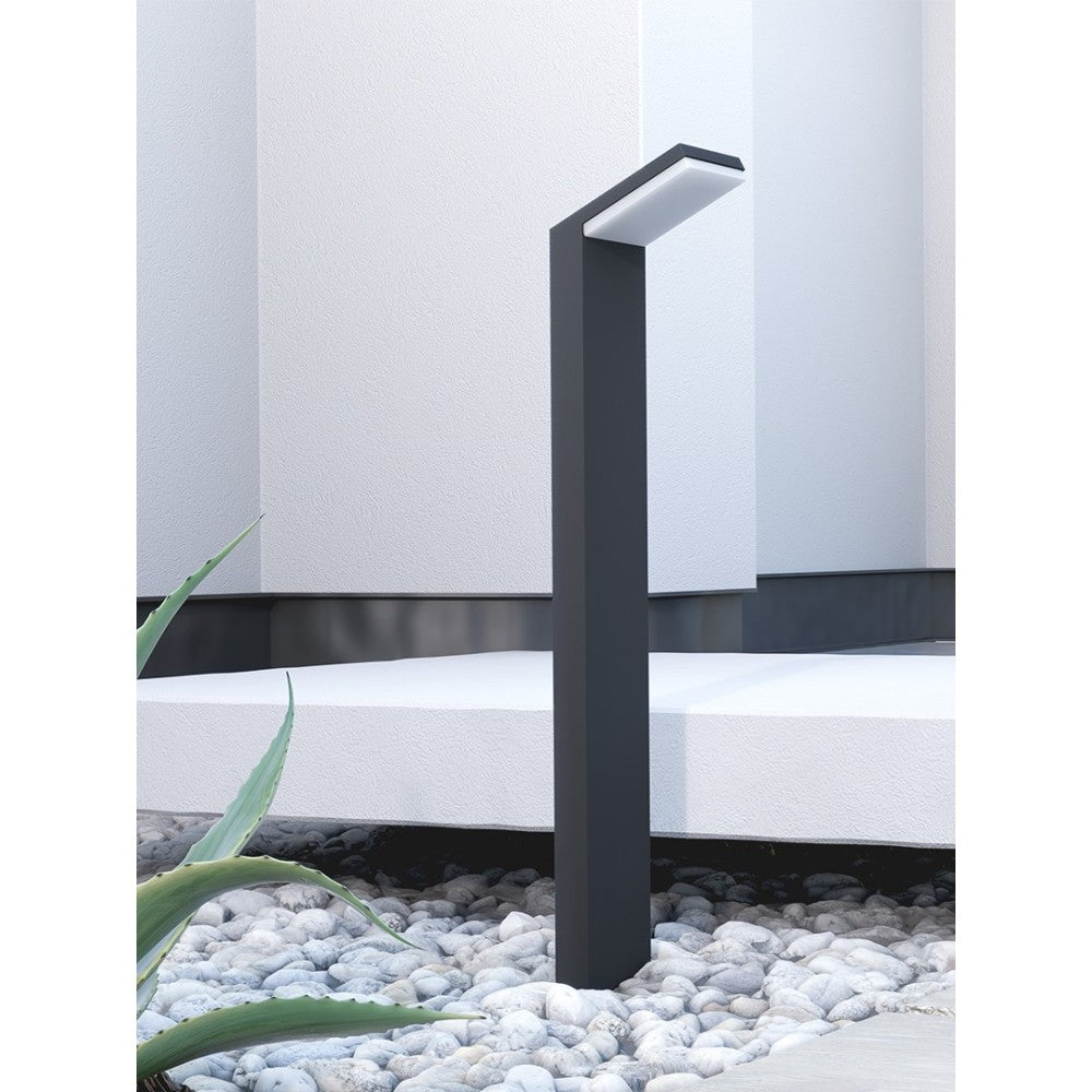 Paletto a led da esterno moderno IP54 9W 60CM Nero CCT 2200K/2700K/3000K On/Off