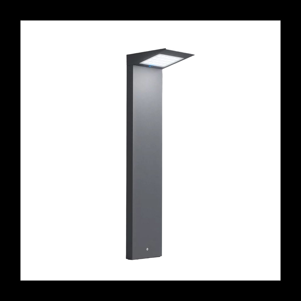 Paletto da terra Solar a led da 2,2w a batteria con fotovoltaico IP54 grigio scuro