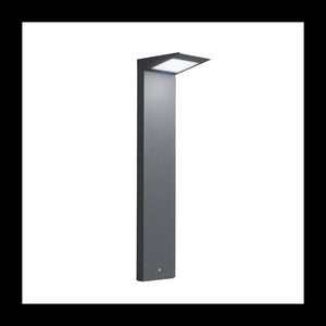 Paletto da terra Solar a led da 2,2w a batteria con fotovoltaico IP54 grigio scuro