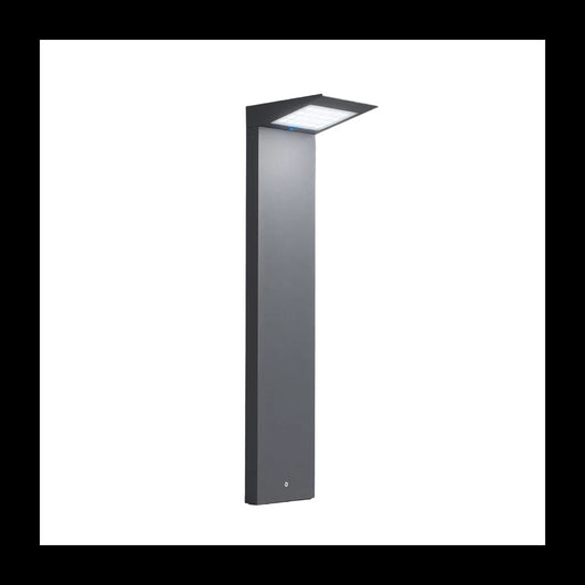 Paletto da terra Solar a led da 2,2w a batteria con fotovoltaico IP54 grigio scuro