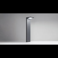 Paletto da terra Solar a led da 2,2w a batteria con fotovoltaico IP54 grigio scuro