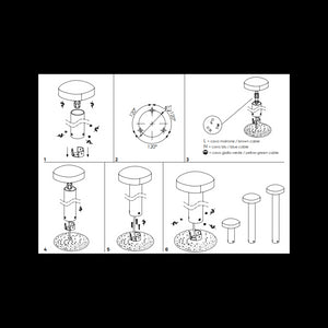 Zafferano Ciottolo - Paletto Led da esterno IP54 7W 3000K design moderno in alluminio per giardini e vialetti - 10 cm Grigio Scuro
