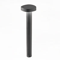 Zafferano Ciottolo - Paletto Led da esterno IP54 7W 3000K design moderno in alluminio per giardini e vialetti - 70 cm Corten