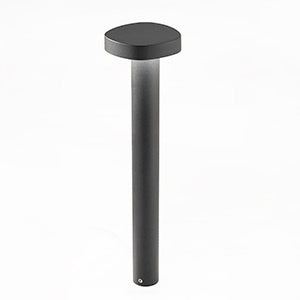 Zafferano Ciottolo - Paletto Led da esterno IP54 7W 3000K design moderno in alluminio per giardini e vialetti - 70 cm Corten