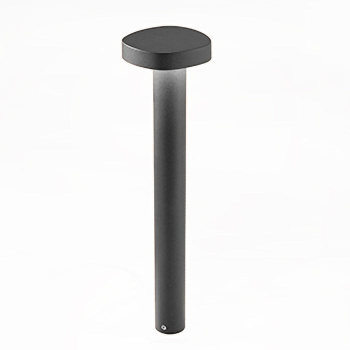 Zafferano Ciottolo - Paletto Led da esterno IP54 7W 3000K design moderno in alluminio per giardini e vialetti - 70 cm Grigio Scuro