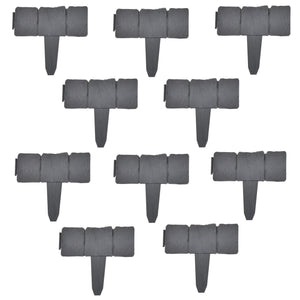 Kit di 60 recinzioni grigie effetto sassolino 1500 cm 03_0007996