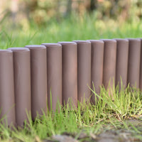 Bordure per Aiuola Espot in set di 10 blocchi - Lunghezza tot 2,7 m - Marrone casa.pro