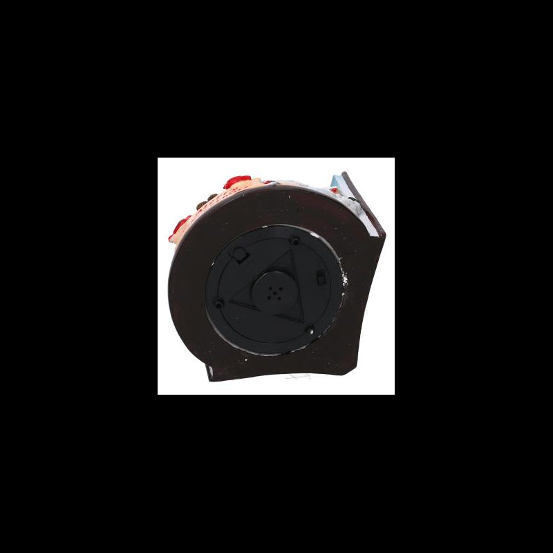 Palla di vetro led resina libro con musica cm 14x14h16,5