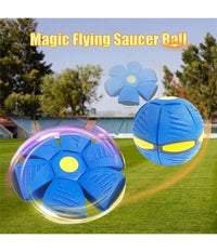 Palla Magica Volante Si Trasforma In Frisbee Con Luce Led Per Bambini Animali         