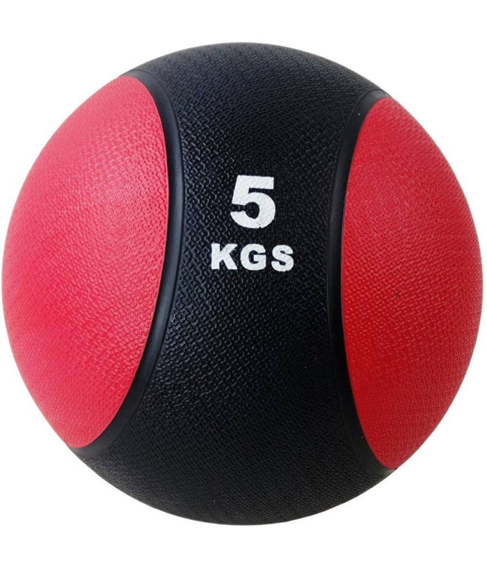 Palla Medica In Gomma Per Esercizi Allenamento Boxe Arti Marziali Fitness Da 5kg         