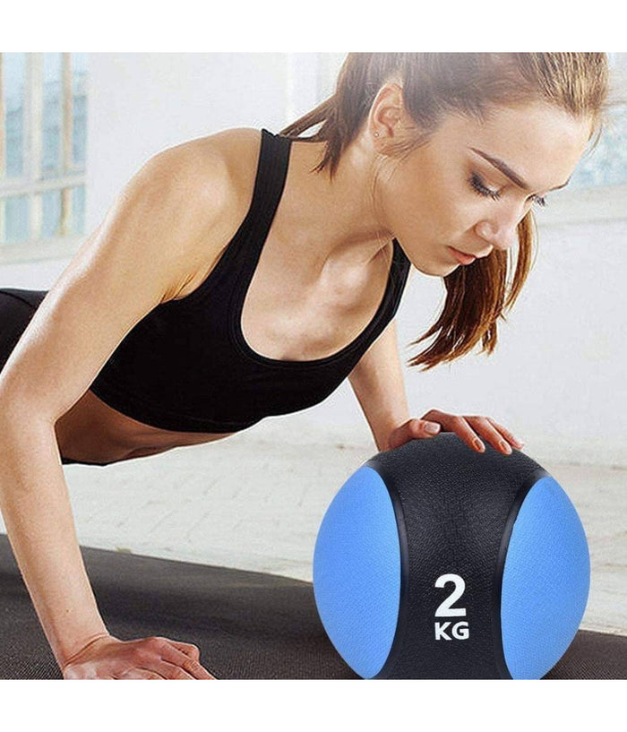 Palla Medica Ponderata Da 2 Kg Per Sport Fitness Allenamento Esercizio Fisico         