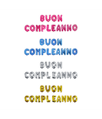 Palloncini Di Buon Compleanno Per Festa Party Decorazione Striscione Gonfiabile         