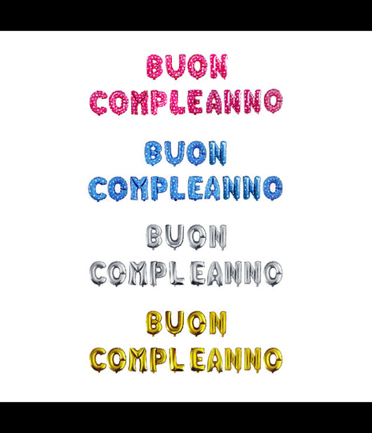 Palloncini Di Buon Compleanno Per Festa Party Decorazione Striscione Gonfiabile         