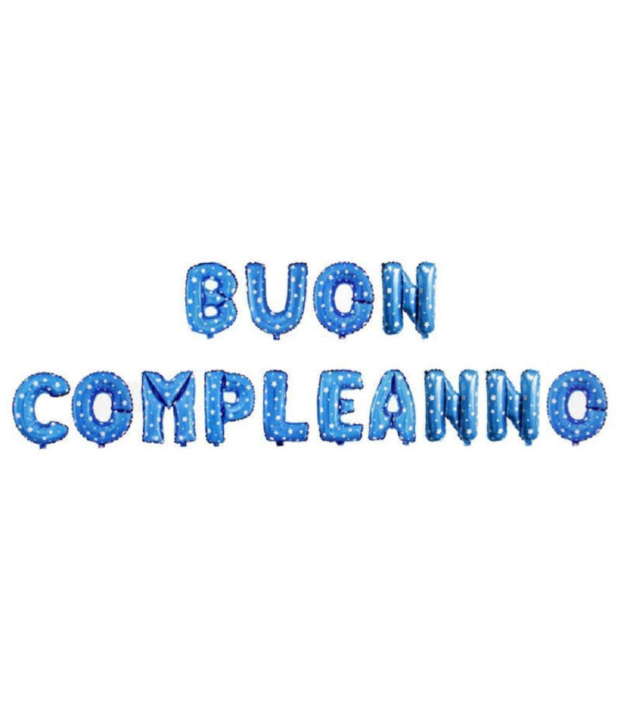 Palloncini Di Buon Compleanno Per Festa Party Decorazione Striscione Gonfiabile         